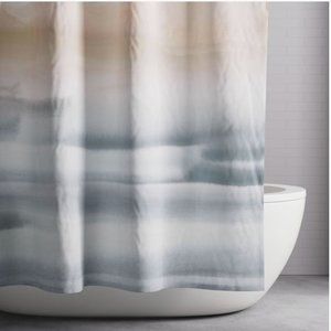 West Elm Organic Sunrise Shower Curtain - NWOT